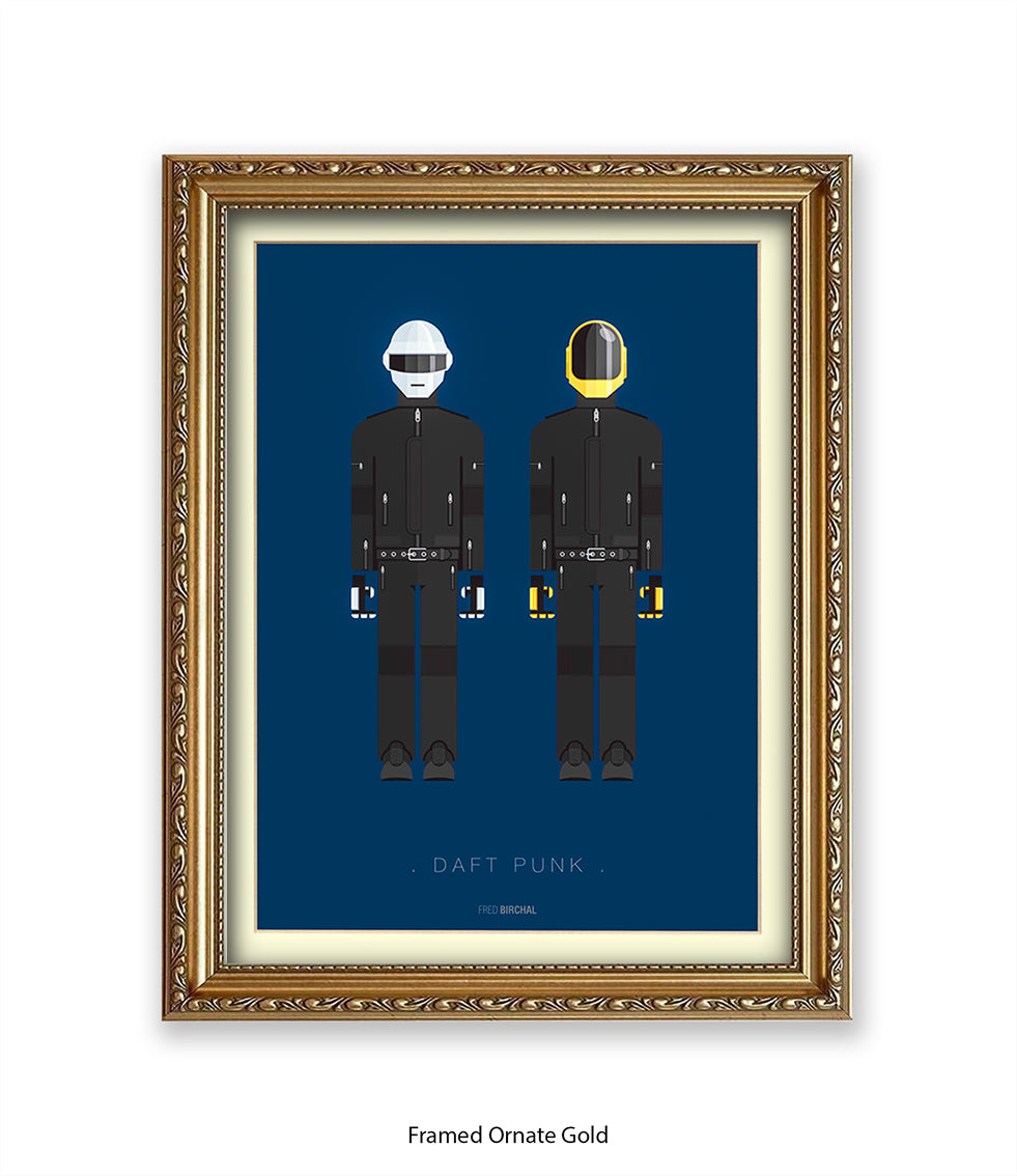 Daft Punk Fred Birchal Art Print
