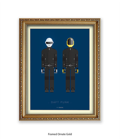 Daft Punk Fred Birchal Art Print