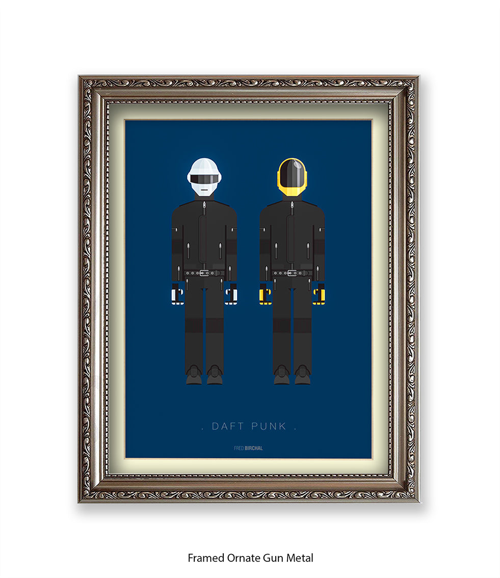Daft Punk Fred Birchal Art Print