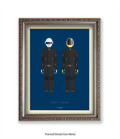 Daft Punk Fred Birchal Art Print