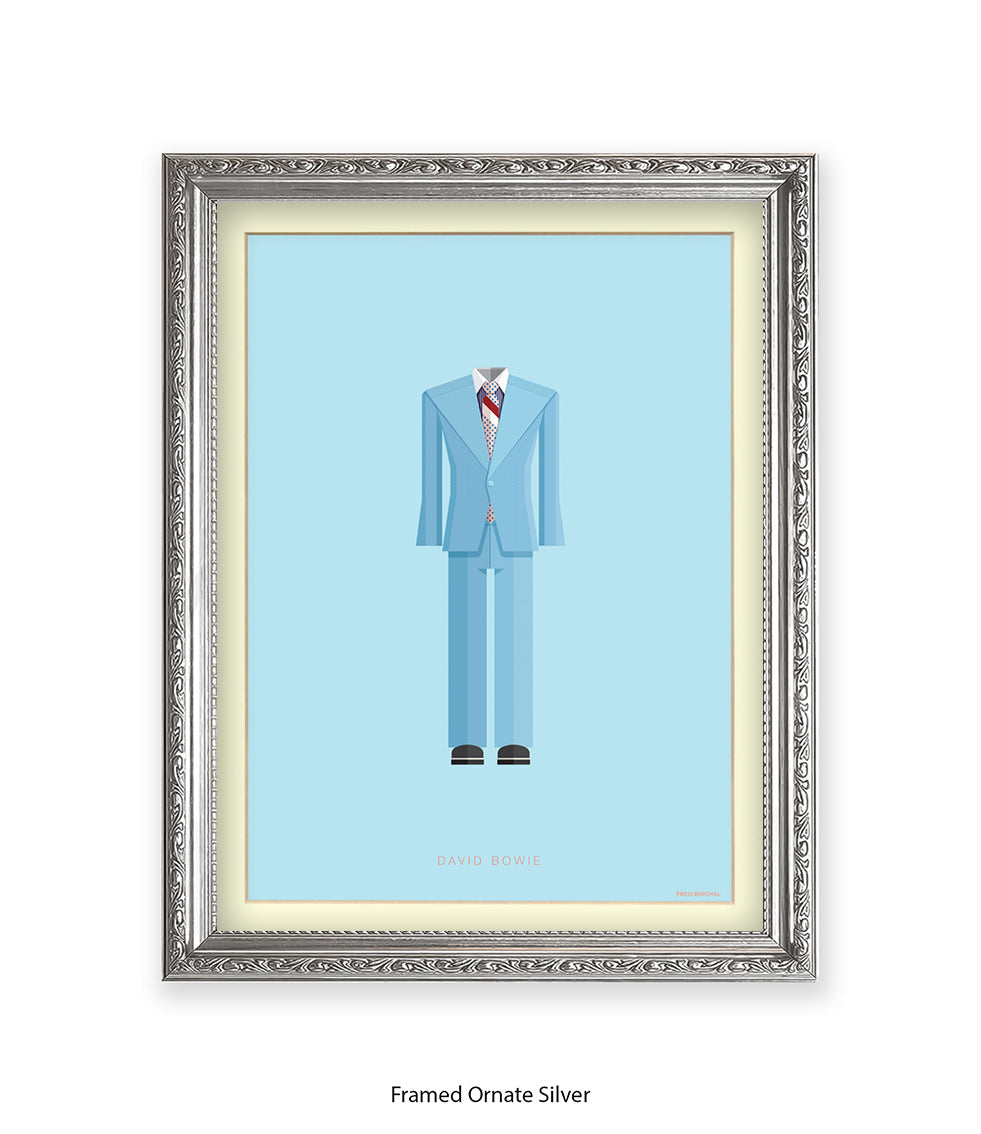 David Bowie Blue Fred Birchal Art Print