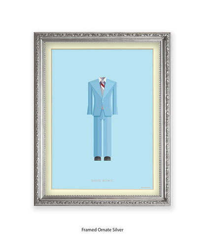 David Bowie Blue Fred Birchal Art Print