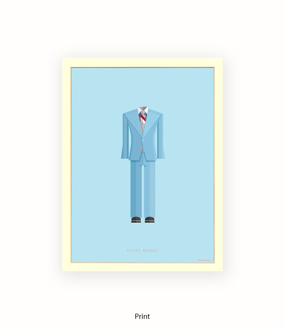 David Bowie Blue Fred Birchal Art Print