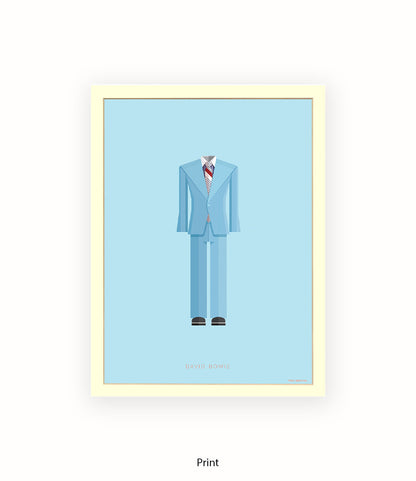David Bowie Blue Fred Birchal Art Print