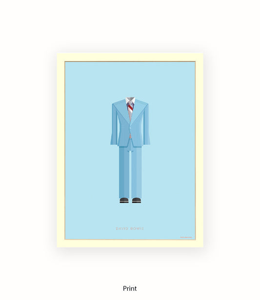 David Bowie Blue Fred Birchal Art Print