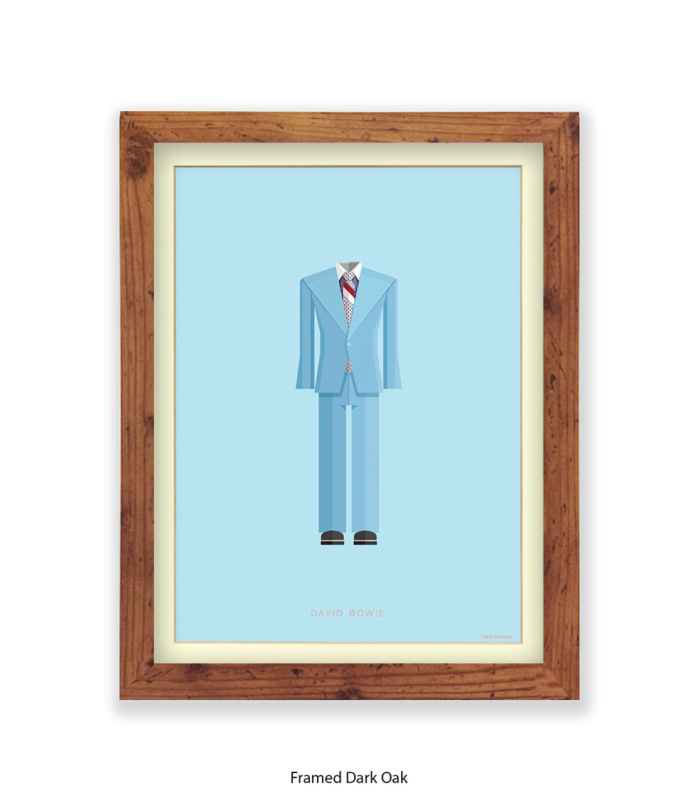 David Bowie Blue Fred Birchal Art Print