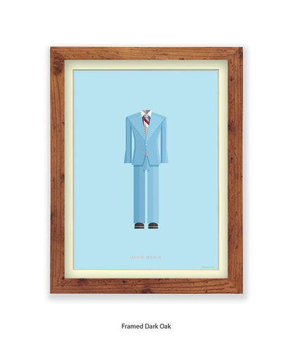 David Bowie Blue Fred Birchal Art Print