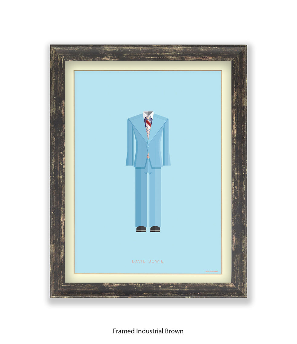 David Bowie Blue Fred Birchal Art Print