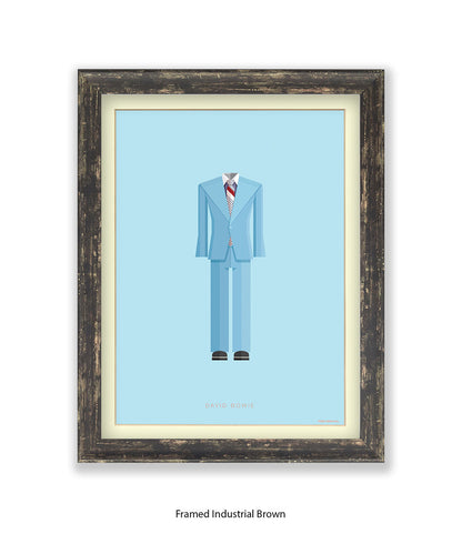 David Bowie Blue Fred Birchal Art Print