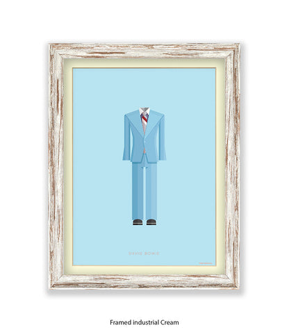 David Bowie Blue Fred Birchal Art Print