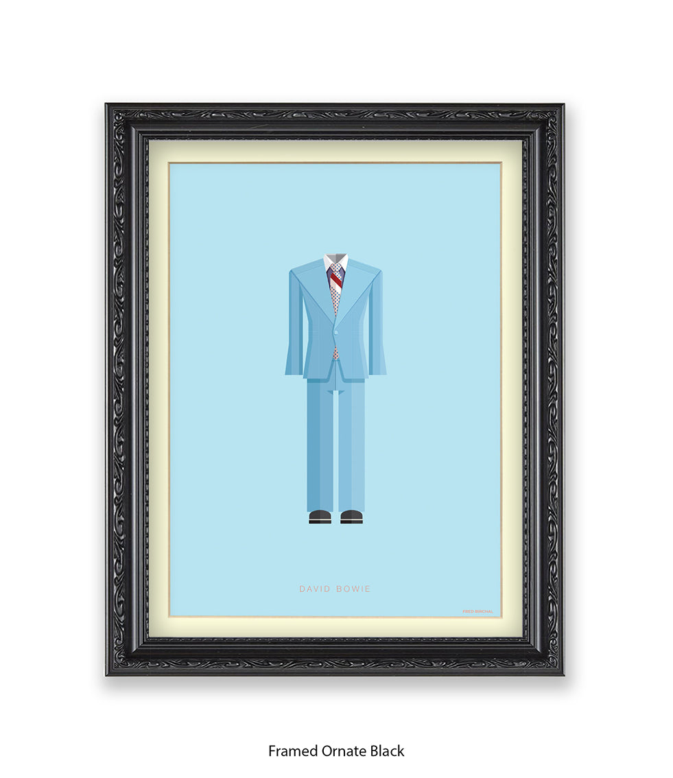 David Bowie Blue Fred Birchal Art Print