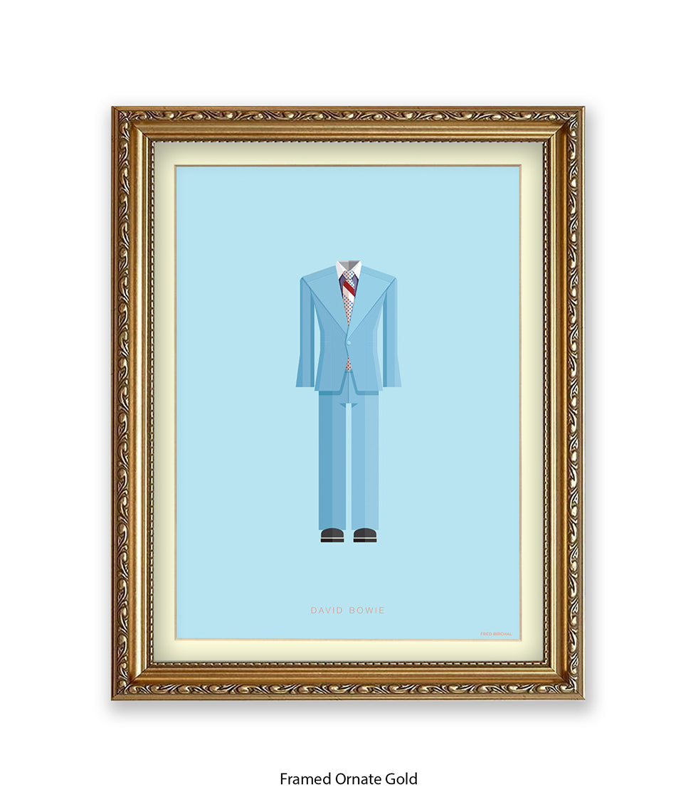 David Bowie Blue Fred Birchal Art Print