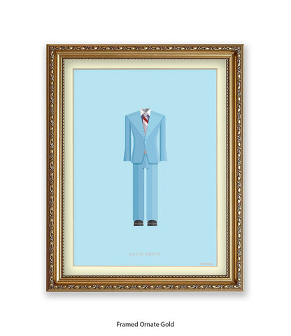 David Bowie Blue Fred Birchal Art Print