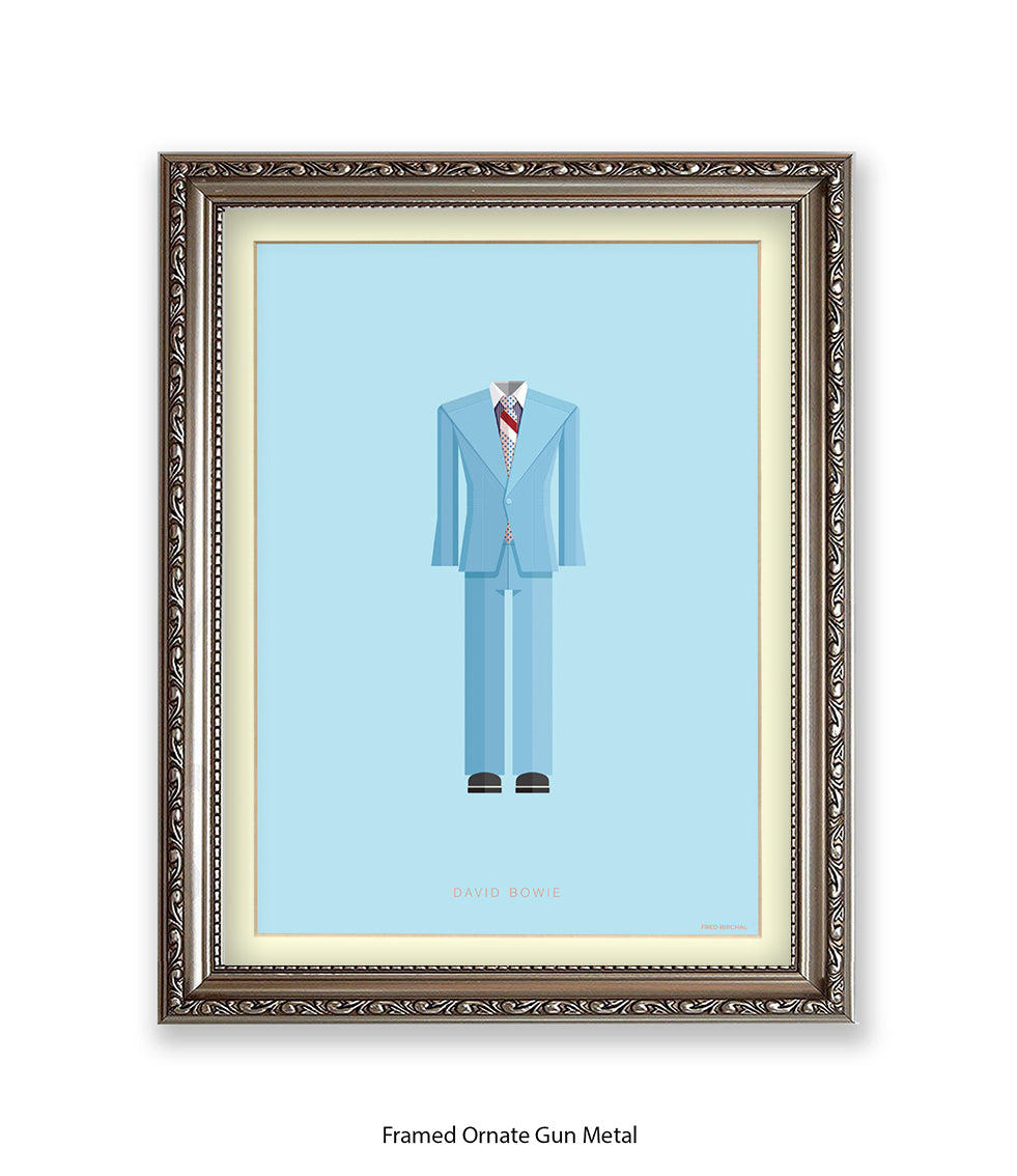 David Bowie Blue Fred Birchal Art Print