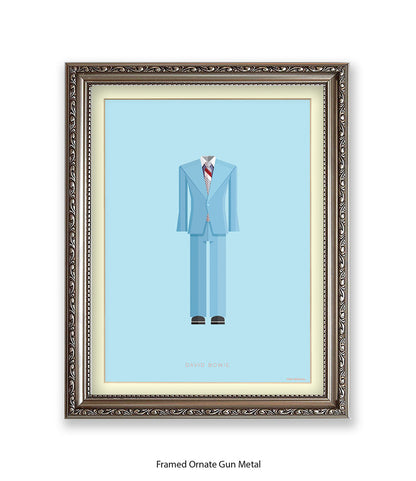 David Bowie Blue Fred Birchal Art Print