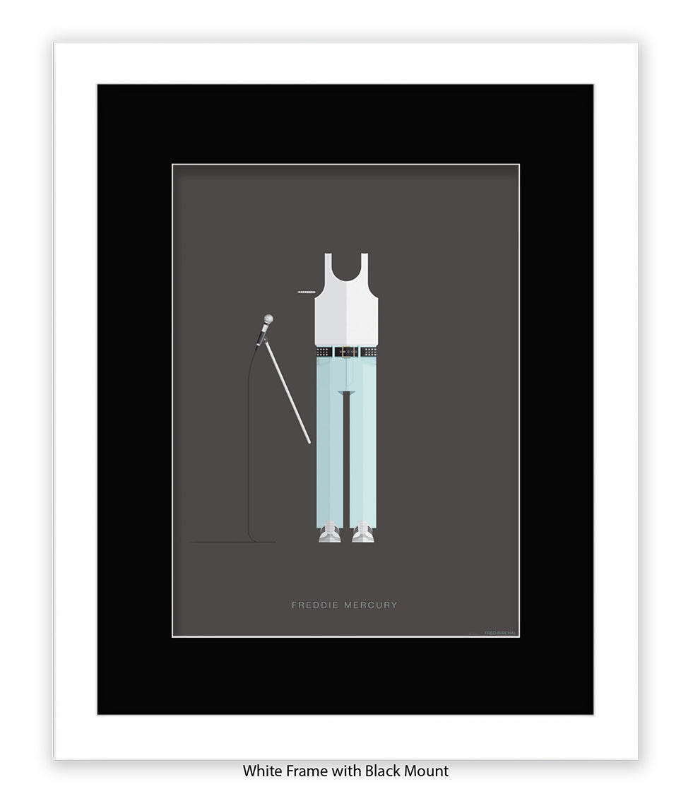 Freddie Mercury Vest Fred Birchal Art Print
