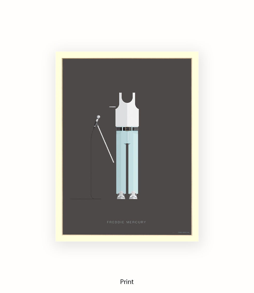 Freddie Mercury Vest Fred Birchal Art Print