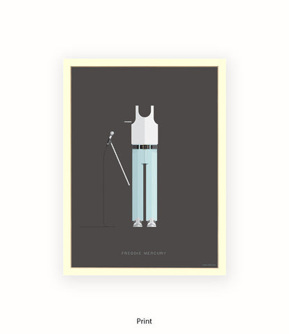 Freddie Mercury Vest Fred Birchal Art Print
