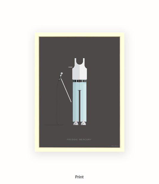 Freddie Mercury Vest Fred Birchal Art Print