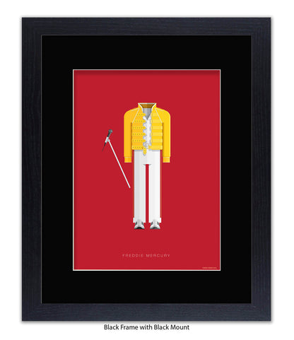 Freddie Mercury Yellow Top Fred Birchal Art Print
