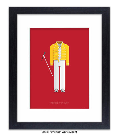 Freddie Mercury Yellow Top Fred Birchal Art Print