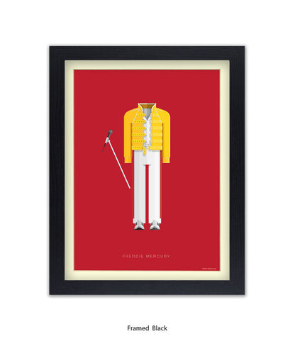 Freddie Mercury Yellow Top Fred Birchal Art Print