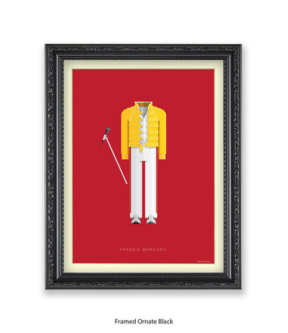 Freddie Mercury Yellow Top Fred Birchal Art Print