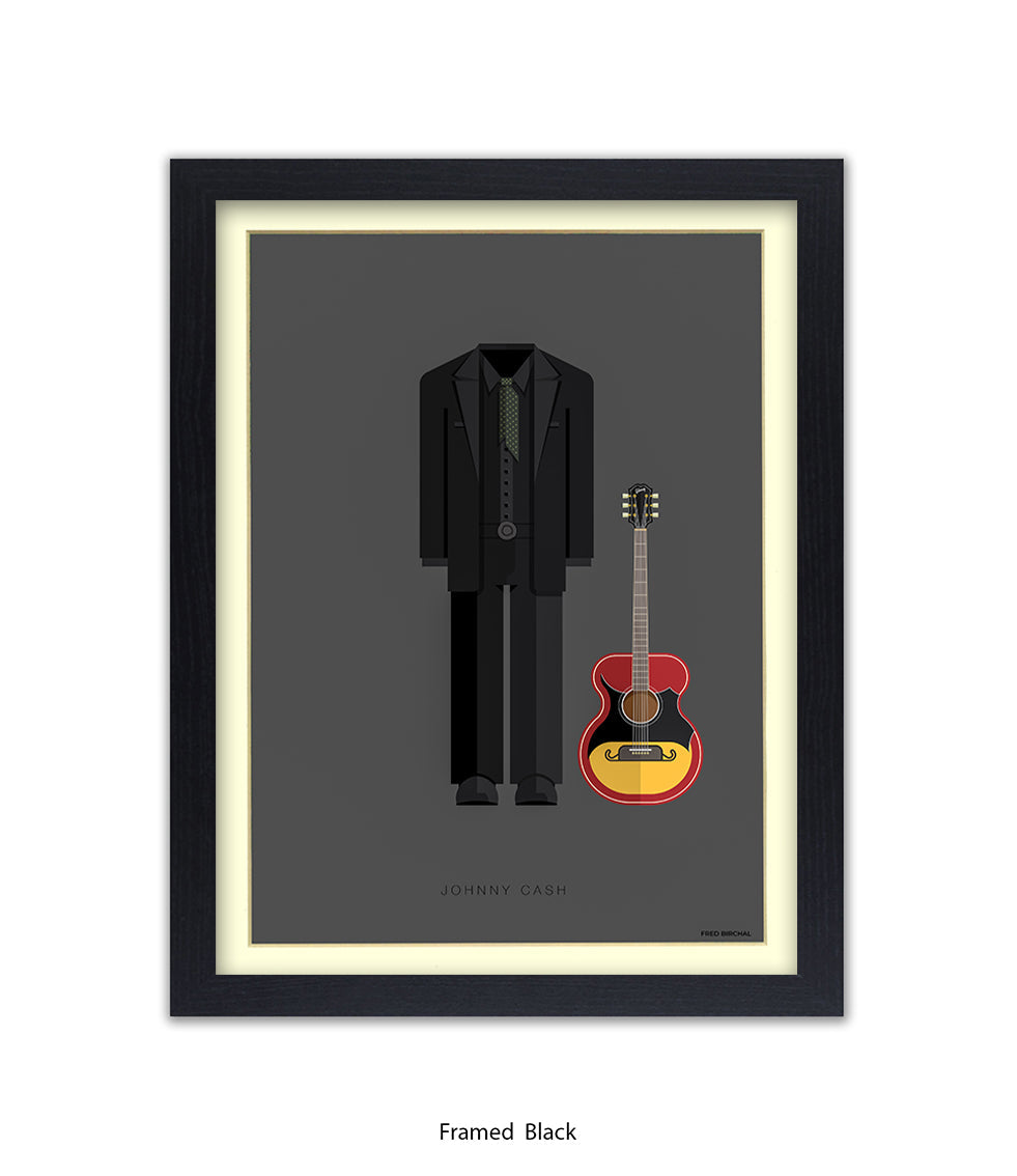 Johnny Cash Fred Birchal Art Print