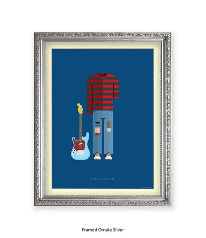 Kurt Cobain Fred Birchal Art Print