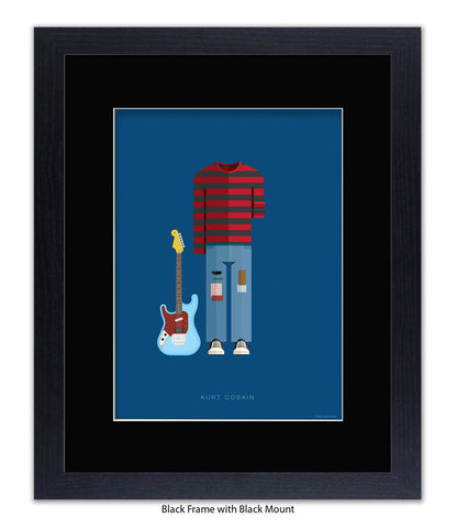 Kurt Cobain Fred Birchal Art Print