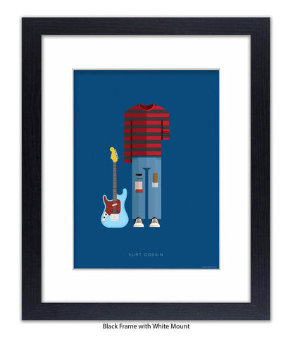 Kurt Cobain Fred Birchal Art Print