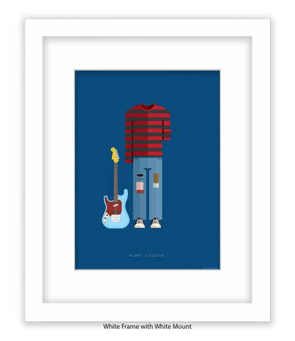 Kurt Cobain Fred Birchal Art Print
