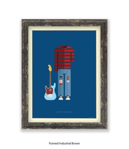 Kurt Cobain Fred Birchal Art Print