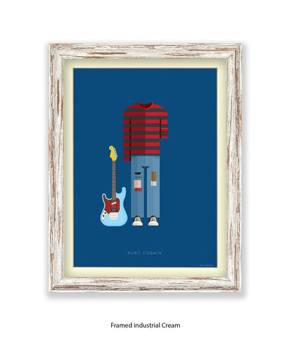 Kurt Cobain Fred Birchal Art Print