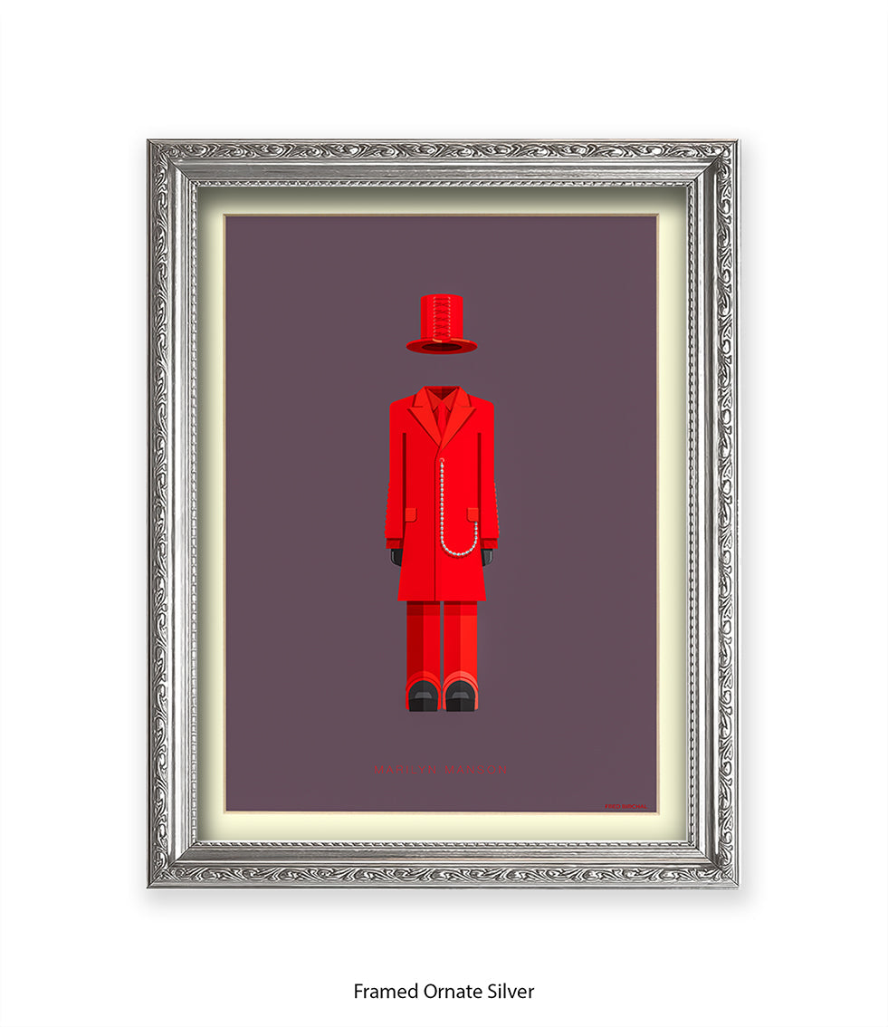 Marilyn Manson Fred Birchal Art Print