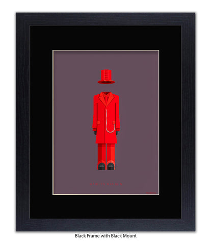 Marilyn Manson Fred Birchal Art Print