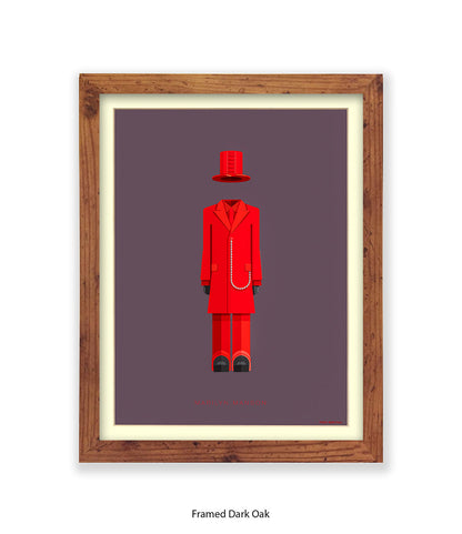Marilyn Manson Fred Birchal Art Print