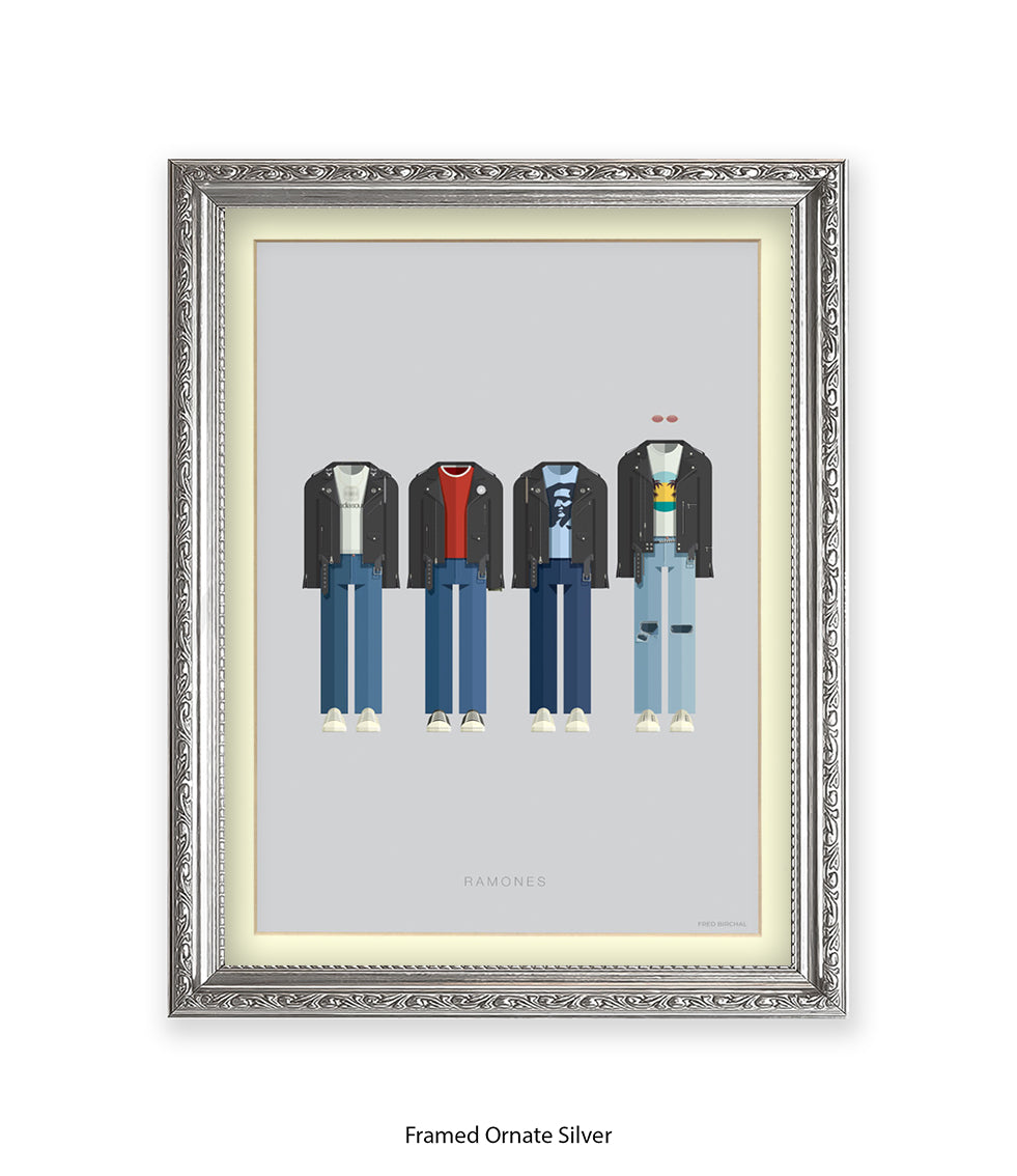 Ramones Fred Birchal Art Print