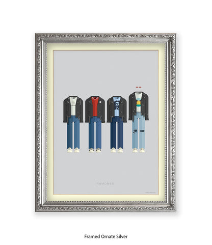 Ramones Fred Birchal Art Print
