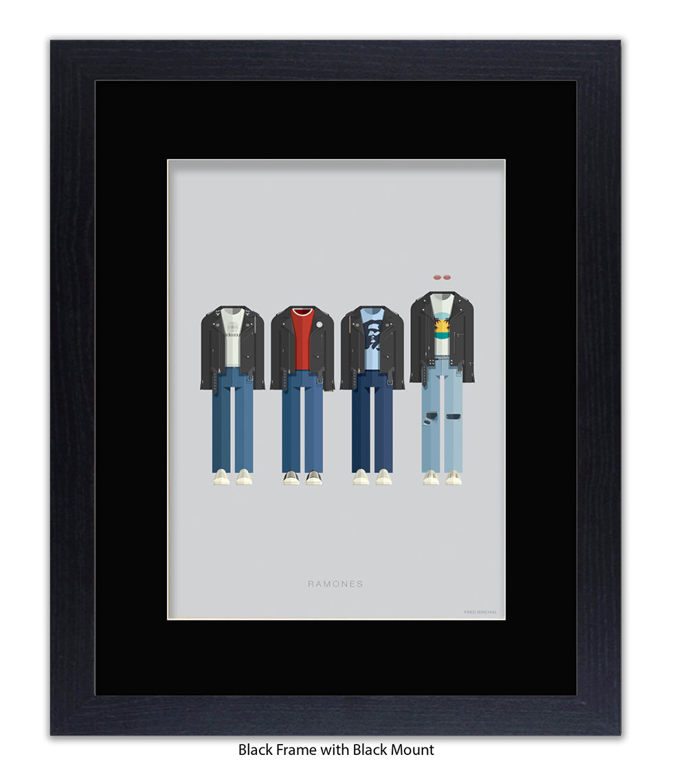 Ramones Fred Birchal Art Print