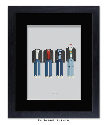 Ramones Fred Birchal Art Print