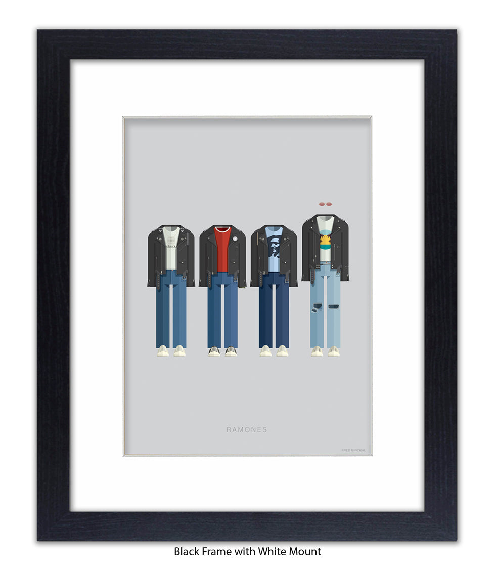 Ramones Fred Birchal Art Print