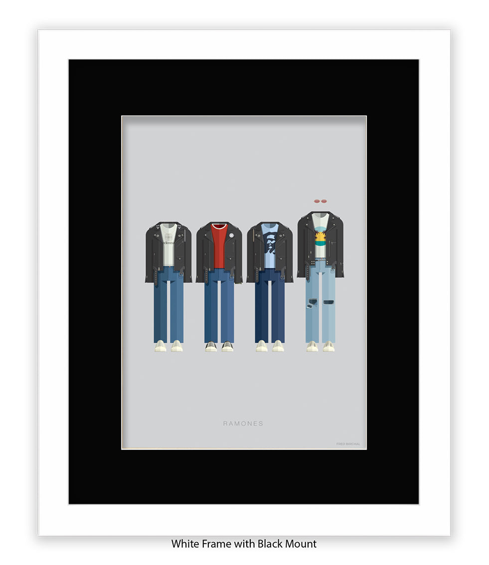 Ramones Fred Birchal Art Print
