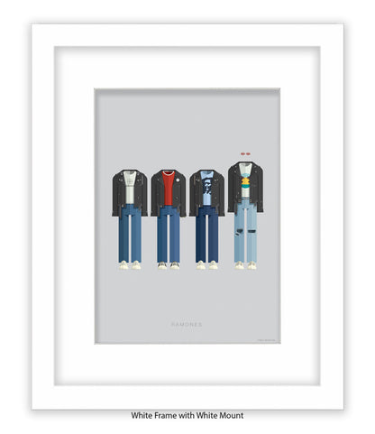Ramones Fred Birchal Art Print