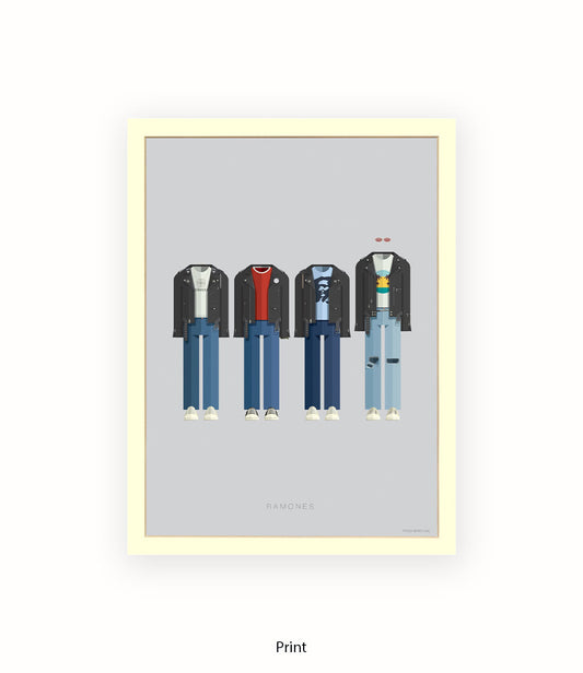 Ramones Fred Birchal Art Print