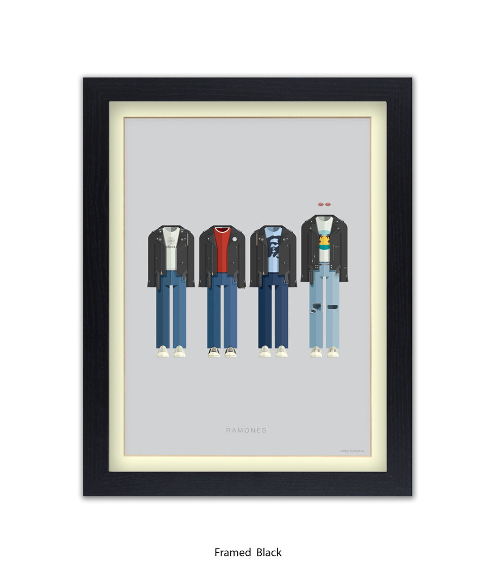 Ramones Fred Birchal Art Print