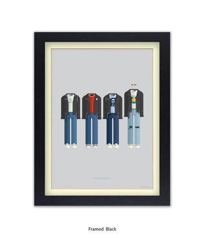 Ramones Fred Birchal Art Print