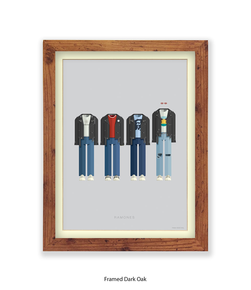 Ramones Fred Birchal Art Print