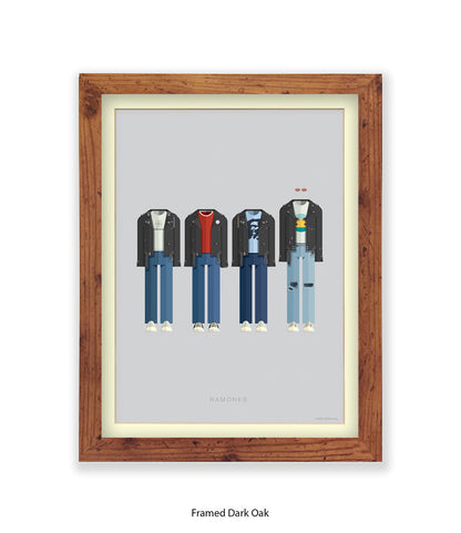 Ramones Fred Birchal Art Print