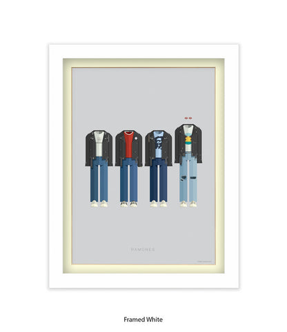 Ramones Fred Birchal Art Print